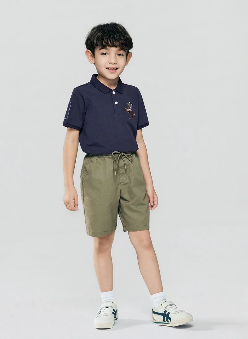 GIORDANO  Kids’ Cotton Twill Drawstring Shorts with Elastic Waist  | Best Price UAE