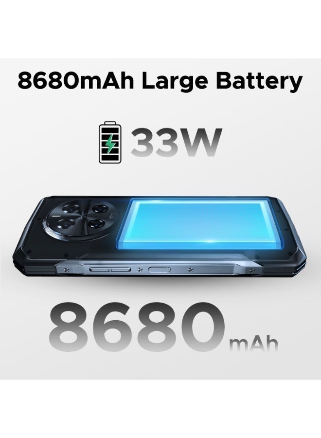 DOOGEE V40 Pro 5G Rugged Smartphone, 4nm D7300 CPU, 48GB  (16+32)RAM + 512GB ROM Android Mobile Phone, 6.78-inch FHD+ 120Hz Display, Rugged Cell Phone with 1.47-inch Rear Screen, 200MP AI Camera, NFC / WiFi 6 - Image 5