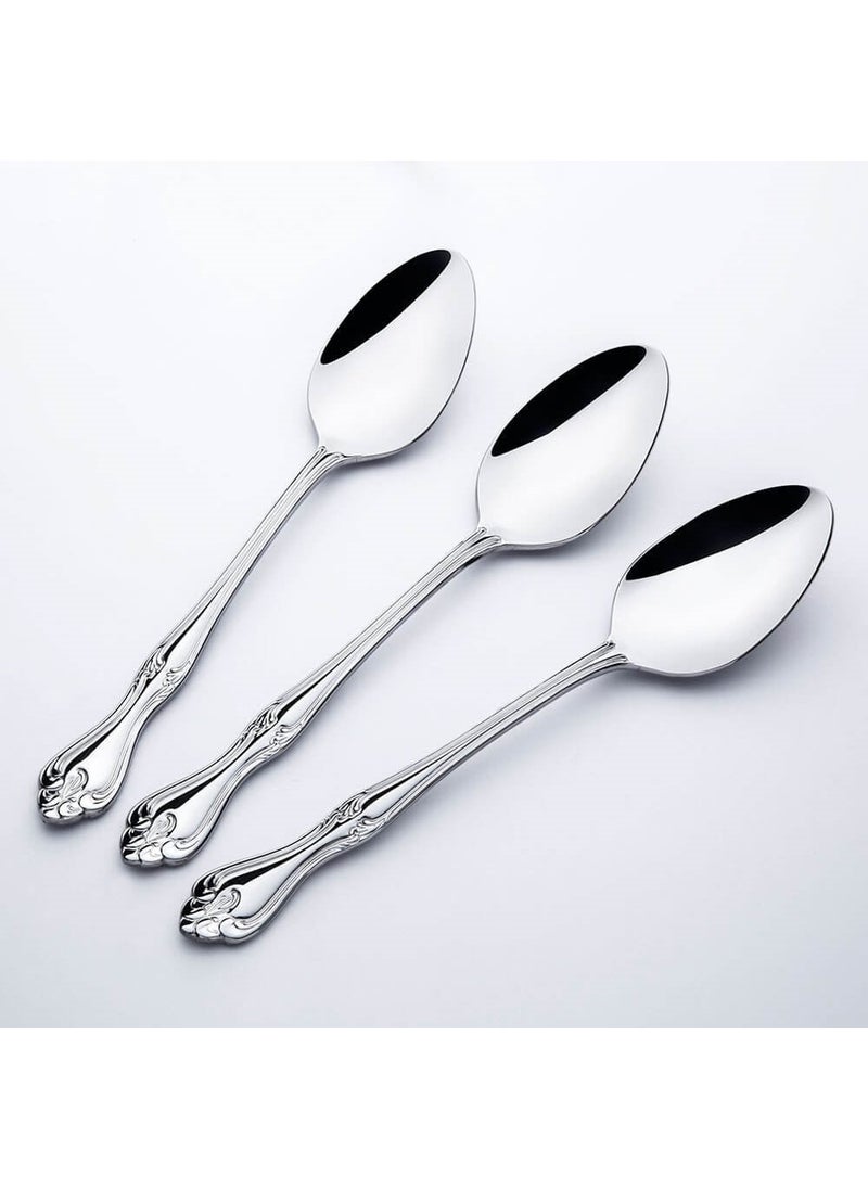 Nehir Lalezar Plain 12 Piece Table Spoon Set 