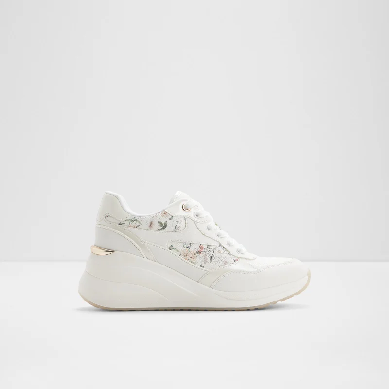 Asiejan Ladies Multi Color Wedge Sneakers
