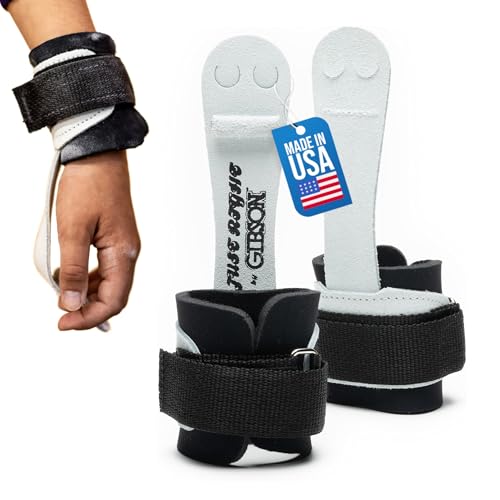 Gibson Athletic Just Right Uneven Bar Gymnastics Grips for Girls Narrow Fit Leather Hand Grips for Gymnastics Bars Gymnastics Equipment Accessories Made in USA - Image 1