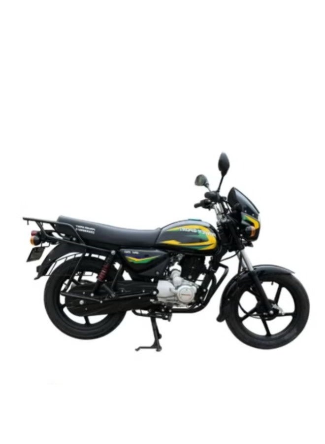 بوكسر دراجة نارية بوكسر BM150cc لون أسود مع أصفر BOXER - Image 1