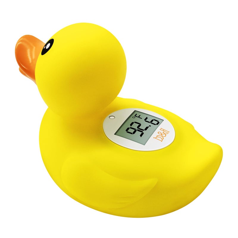 B.H B&H Duck Baby Bath Thermometer, Digtal Tub Thermometer for Accurately Measuring Baby's Water Temperature, BPA Free, Toddlers Safety Floating Toy - Image 1