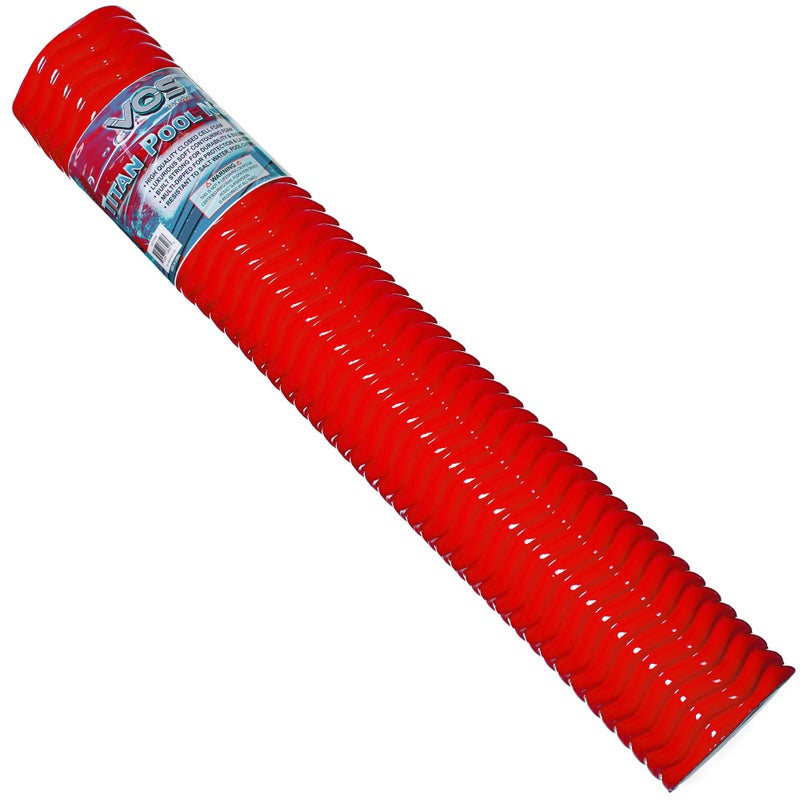 VOS Titan Oversize Foam Pool Noodle Premium Big Super Soft Pool Noodle for Swimming and Floating Pool Floats Lake Floats 1 Pack Raven Red - Image 2