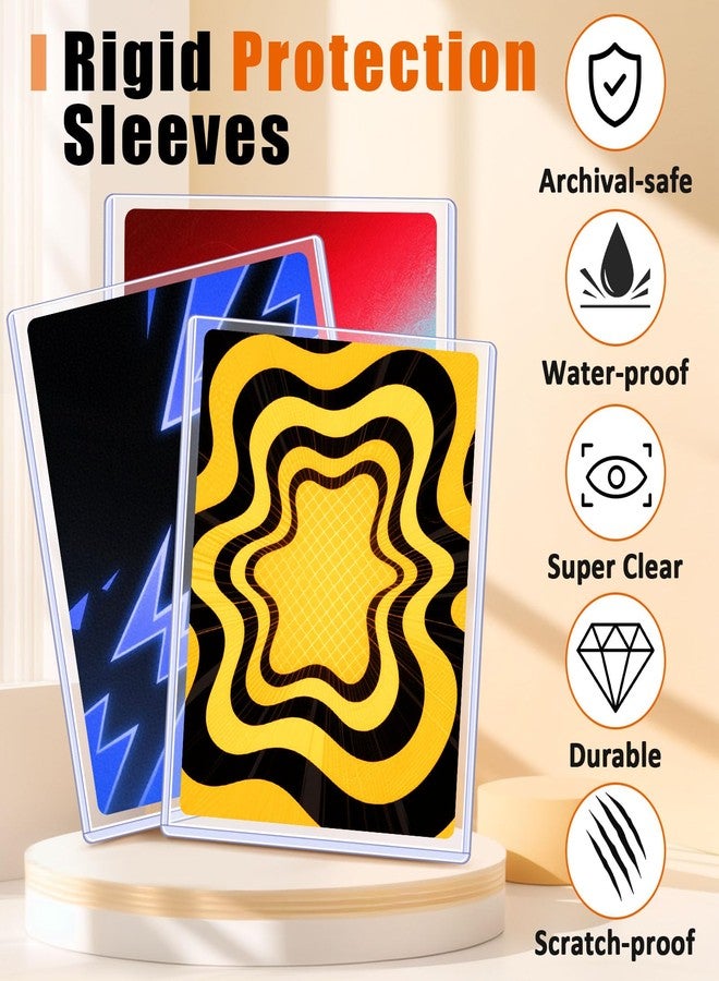 tutata Jumbo Card Hard Sleeves, Top Loader for 5.4x7.4″ Jumbo Card -12 Pack - Image 4