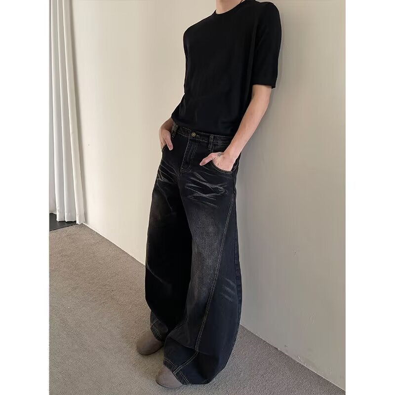Unisex Classic Denim Jeans Loose Fit Daily Outdoor Wear - Image 4