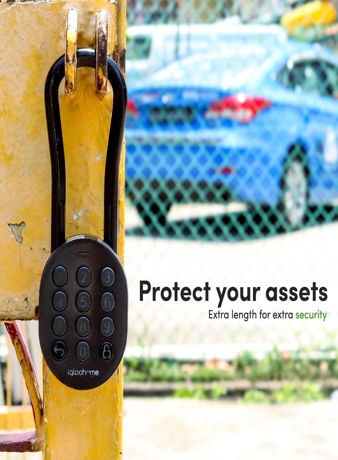 igloohome Interchangeable 5.75inches Long Shackle for The Igloohome Secure Smart Padlock - Replacement Shackle for The IGP1 Padlock, for Large Gap Latches - Image 4