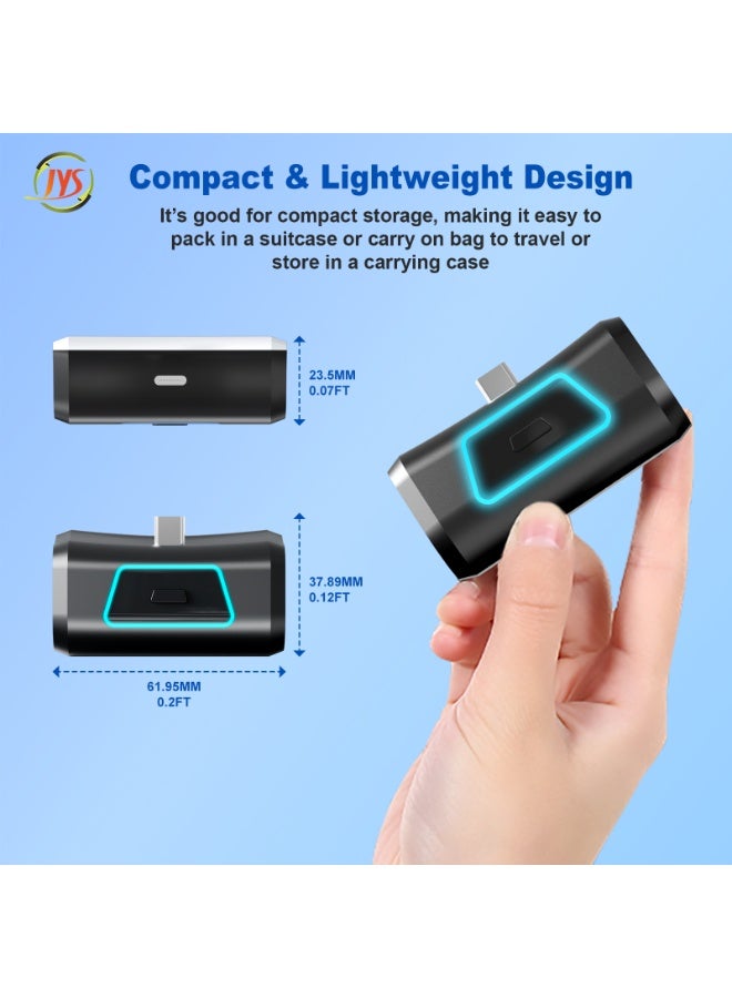 JYS Portable Power Bank for PS5 / PS5 DualSense Edge Controller Compact size for easy storage and carry-on use. Equipped with an extra 2000mAh lithium-ion battery to double your total battery capacity. Simple plug-and-play design, it directly connects to the port of your PS5 / PS5 Edge controller without complicated setup. - Image 5