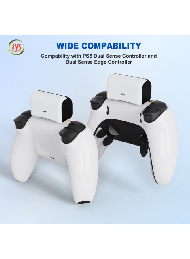 JYS Portable Power Bank for PS5 / PS5 DualSense Edge Controller Compact size for easy storage and carry-on use. Equipped with an extra 2000mAh lithium-ion battery to double your total battery capacity. Simple plug-and-play design, it directly connects to the port of your PS5 / PS5 Edge controller without complicated setup. - Image 2