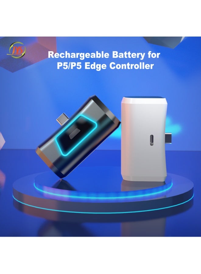 JYS Portable Power Bank for PS5 / PS5 DualSense Edge Controller Compact size for easy storage and carry-on use. Equipped with an extra 2000mAh lithium-ion battery to double your total battery capacity. Simple plug-and-play design, it directly connects to the port of your PS5 / PS5 Edge controller without complicated setup. - Image 3