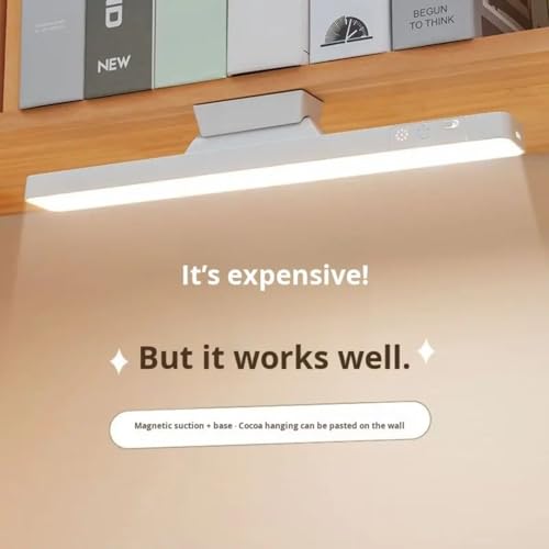 One94Store USB Rechargeable Magnetic Cabinet Light | Straight Edge LED Under Cabinet Lamp with 3-Color Dimmable & 1200mAh Battery | Kitchen, Closet & Bedroom with Remote - Image 4