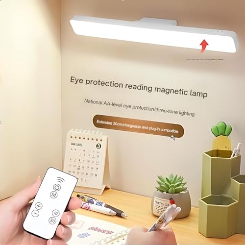 One94Store USB Rechargeable Magnetic Cabinet Light | Straight Edge LED Under Cabinet Lamp with 3-Color Dimmable & 1200mAh Battery | Kitchen, Closet & Bedroom with Remote - Image 3