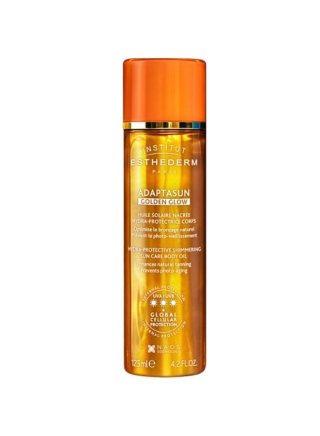 Institut Esthederm Solaire Adaptasun Golden Glow Body Oil for Body 125ml - Image 1