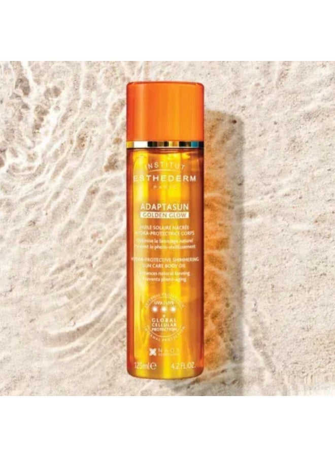 Institut Esthederm Solaire Adaptasun Golden Glow Body Oil for Body 125ml - Image 2