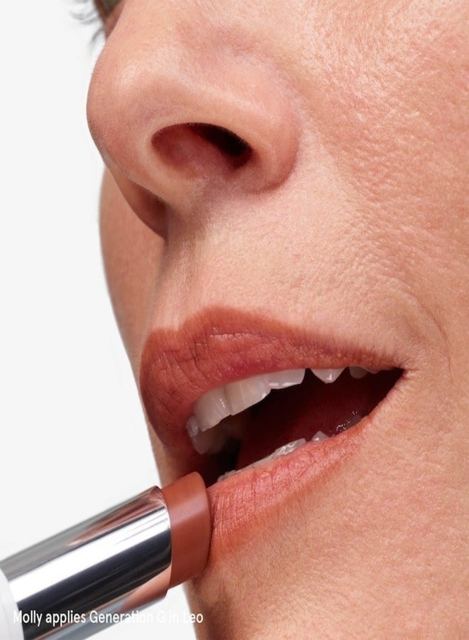 جلوسير أكثر لمعانًا  أحمر شفاه جينيريشن جي بلمسة نهائية غير لامعة، ليو - بني كاكاو محايد - 3 جرام - Image 3