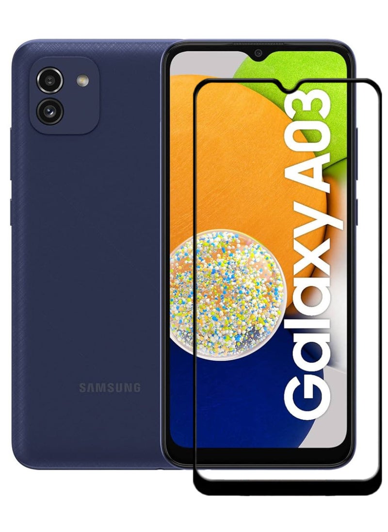 ACLIX Antistatic ESD Dustproof Premium Quality High Definition Tempered Glass Screen Protector Designed For Samsung Galaxy A03 - Image 1