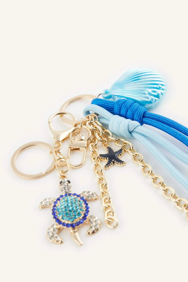 Defacto  Woman Beaded Turtle Keychain for Women | Best Price UAE