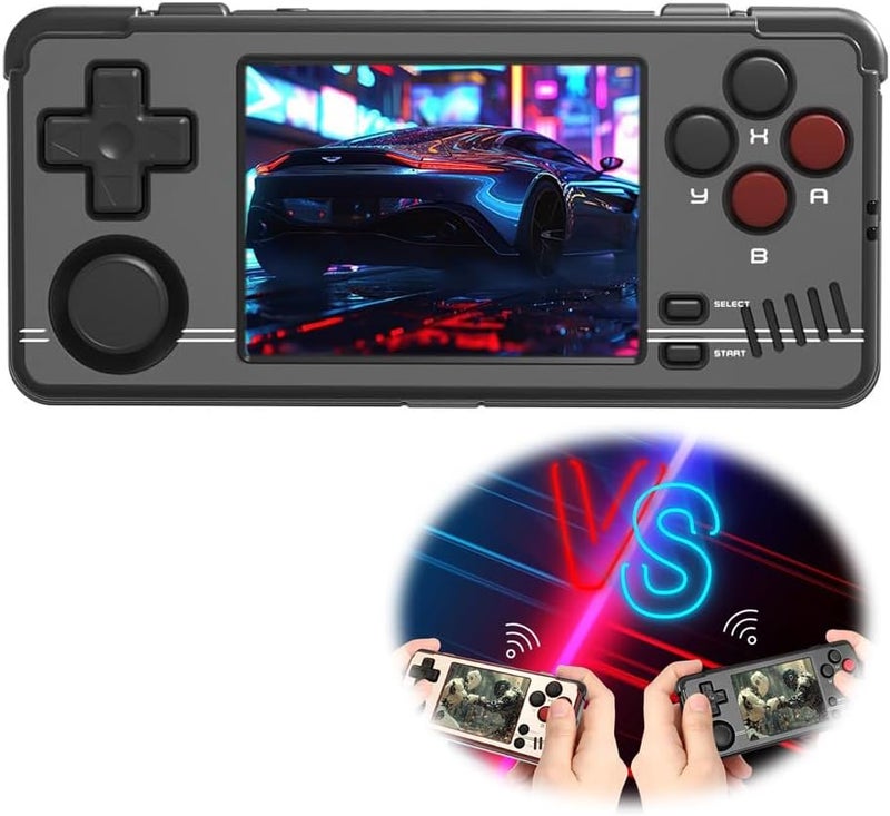 Handheld Game Console, 2.8-Inch IPS Screen WiFi Multiplayer Support Portable Case, Black - Image 1
