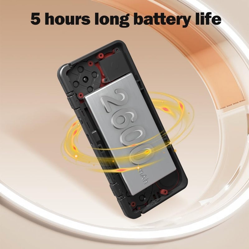 Handheld Game Console, 2.8-Inch IPS Screen WiFi Multiplayer Support Portable Case, Black - Image 5