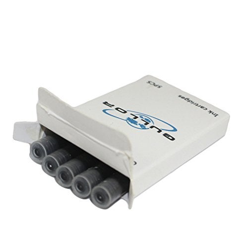 Gullor 30 PCS International Size Pen Ink Cartridge to Fit Jinhao Fountain Pens, BLACK, 6 Packs - Image 4
