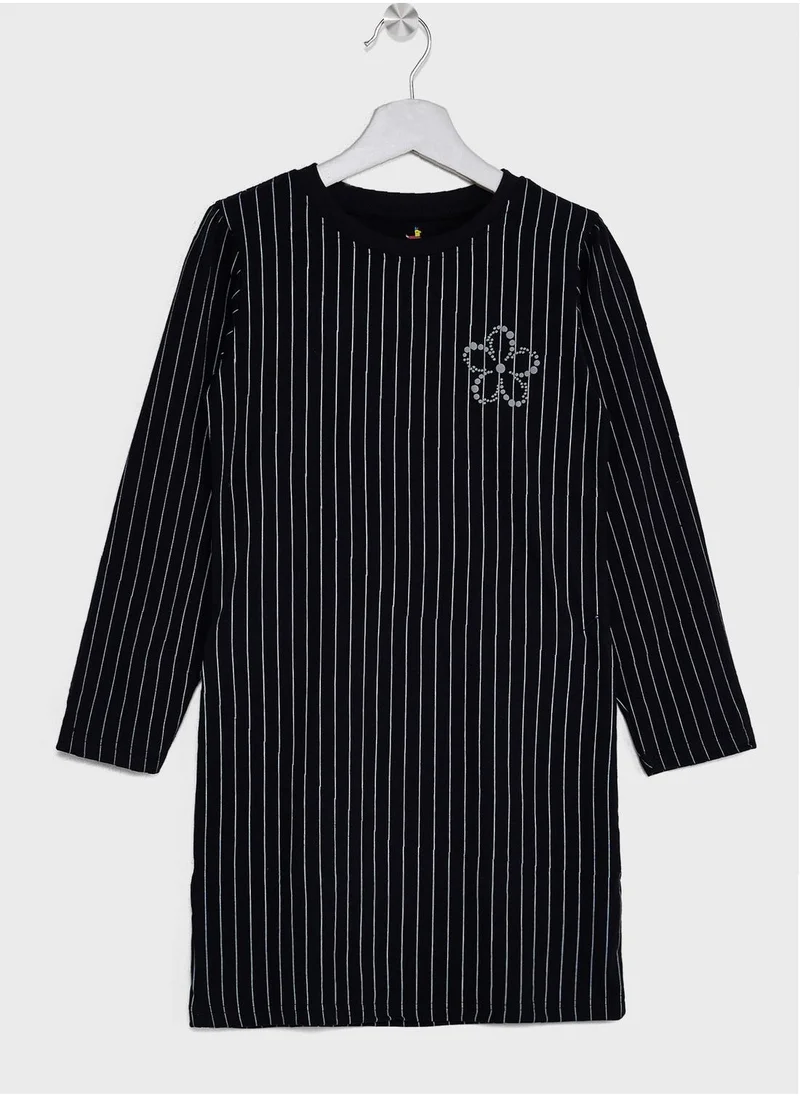Pinata Casual Midi Dress For Girls