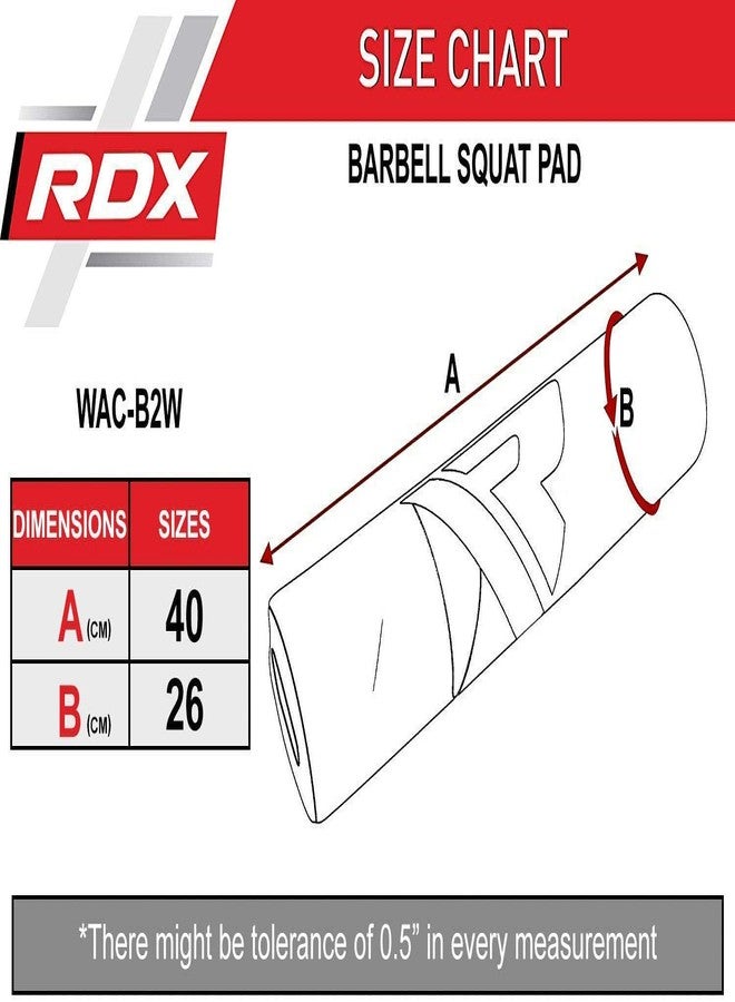 RDX Barbell Squat Pad - Neck & Shoulder Protective Foam - Great for Squats, Lunges, Hip Thrusts, Weight lifting - Fits Standard Bar - Image 3