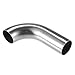 VekAuto Bend Elbow Pipe Tube 125 OD 472 256 Leg 90 Degree DIY Exhaust Pipe Intercooler Air Intake Tube Universal for Car Automotive Durable 304 Stainless Steel Silver Tone - Image 2