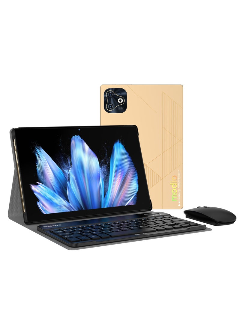 modio M37 5G Wi-Fi 10.1-inch Tablet PC Gold 512GB + 12GB Memory - Image 1
