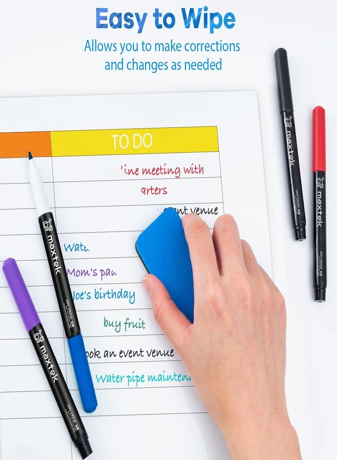 maxtek Dry Erase Markers, 0.7mm Ultra Fine Tip, Low Odor, 12 Count - Image 5