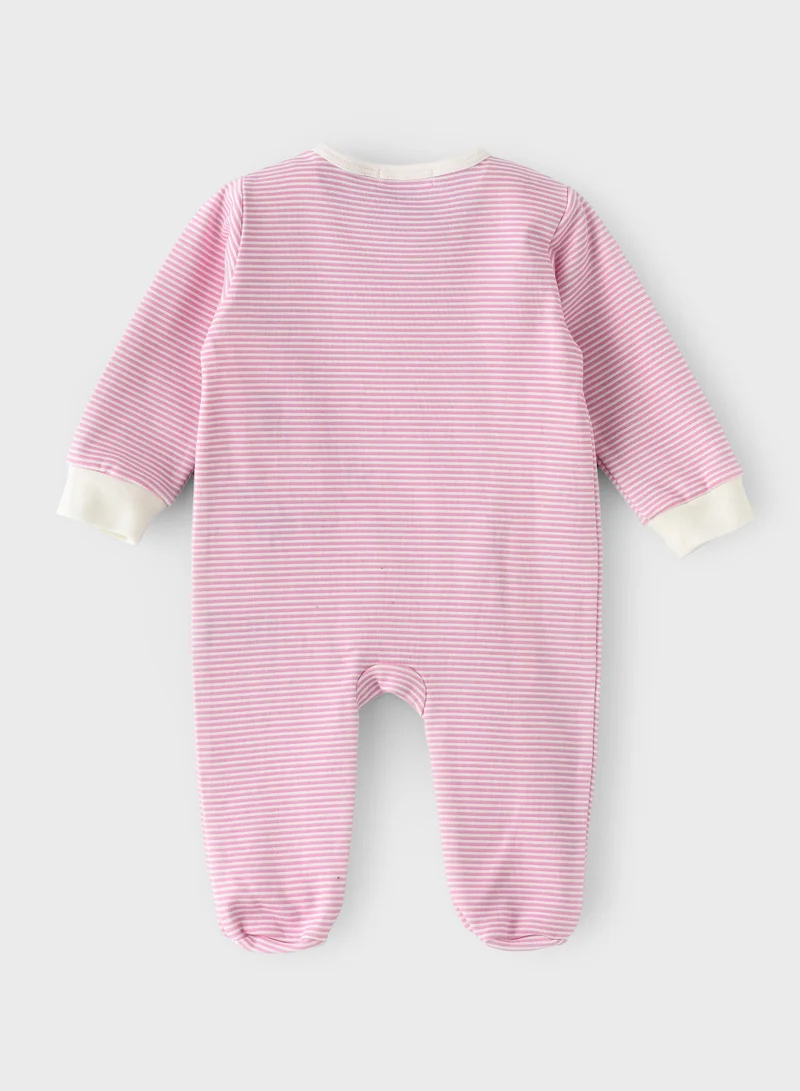 Boo Boo BooBoo Kids Garden Range 2 Pc Sleepsuit + Hat Set