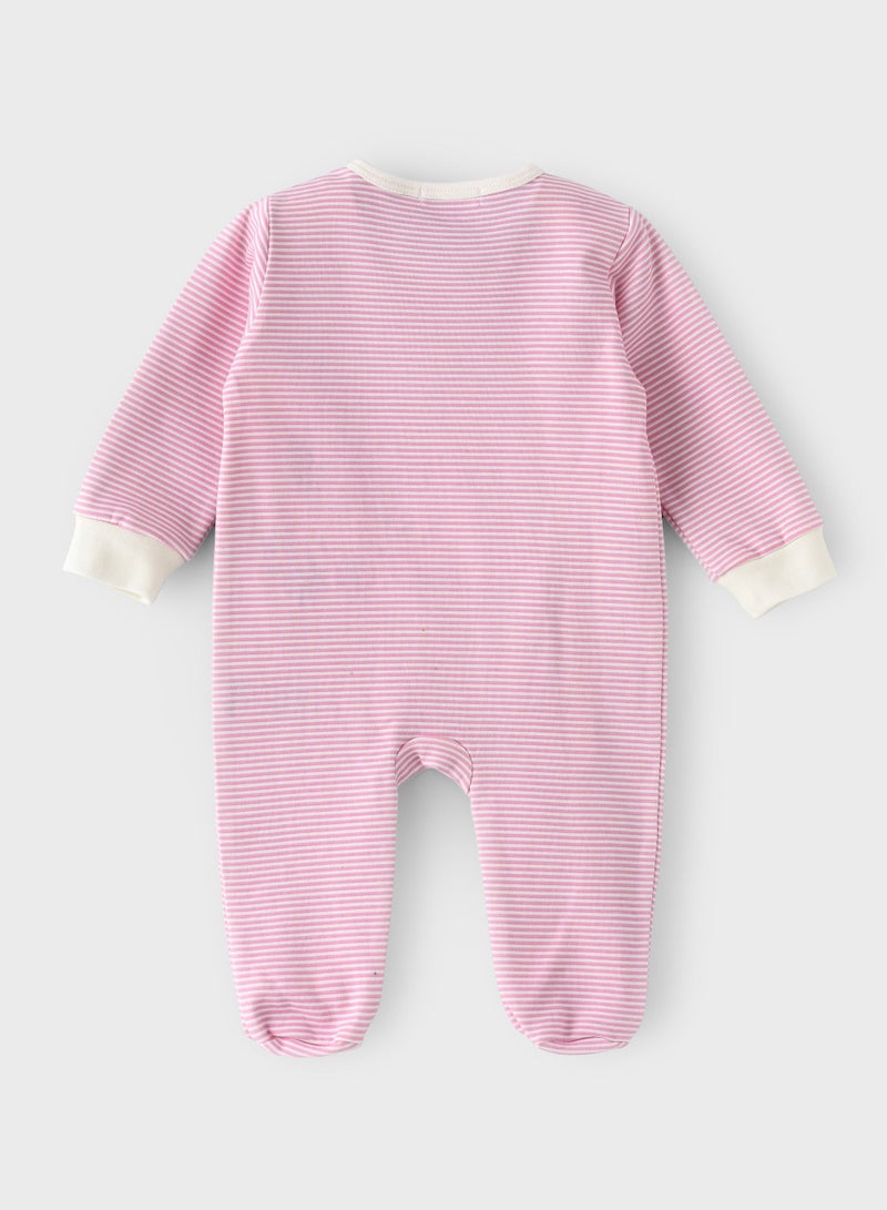 Boo Boo BooBoo Kids Garden Range 2 Pc Sleepsuit + Hat Set - Image 2