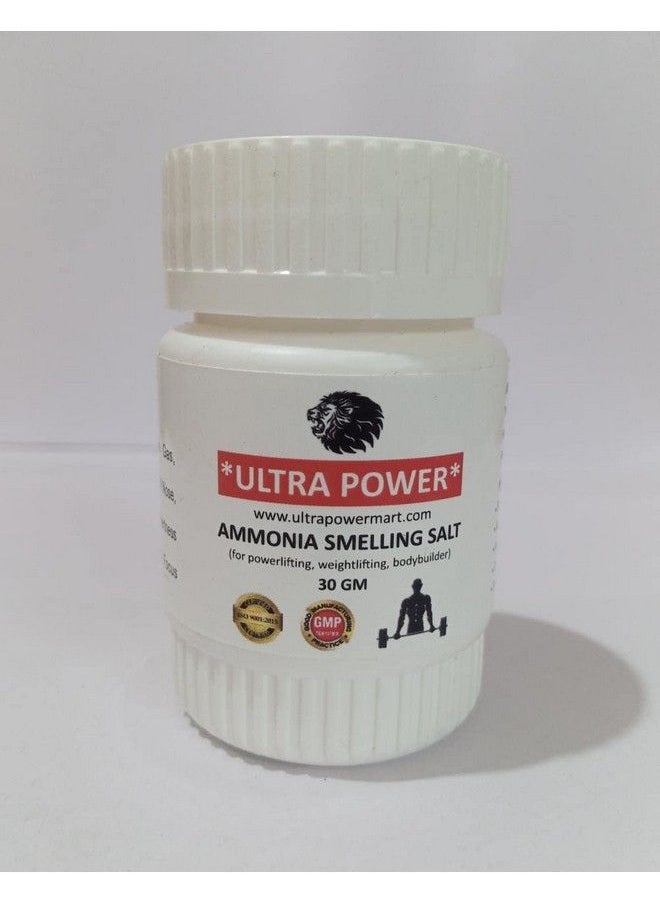 ULTRA POWER - Ammonia Smelling Salt Ammonia Smelling Salt For Athletes Smelling Salt Ammonia Smelling Salt Inhalants Smelling Salt For Powerlifting Weightlifting Bodybuilder Sportsman 30 Grams - Image 1