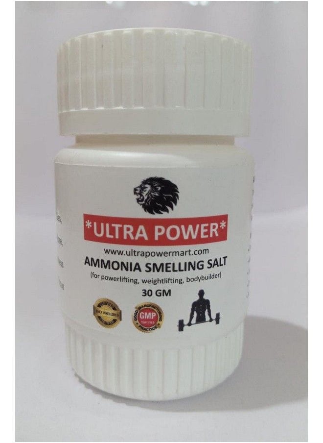ULTRA POWER - Ammonia Smelling Salt Ammonia Smelling Salt For Athletes Smelling Salt Ammonia Smelling Salt Inhalants Smelling Salt For Powerlifting Weightlifting Bodybuilder Sportsman 30 Grams - Image 1
