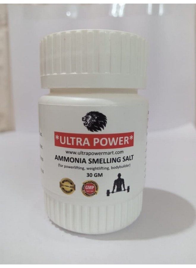 ULTRA POWER - Ammonia Smelling Salt Ammonia Smelling Salt For Athletes Smelling Salt Ammonia Smelling Salt Inhalants Smelling Salt For Powerlifting Weightlifting Bodybuilder Sportsman 30 Grams - Image 1