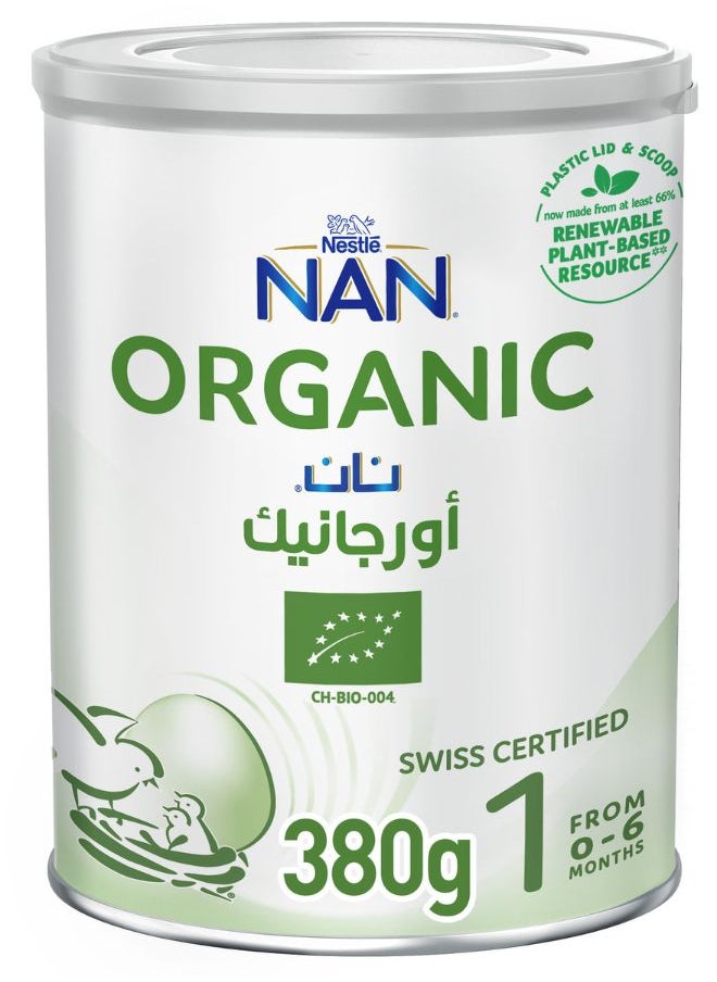 Nan Organic Stage 1 Infant Formula From 0 to 6 Months 380g  - Image 2