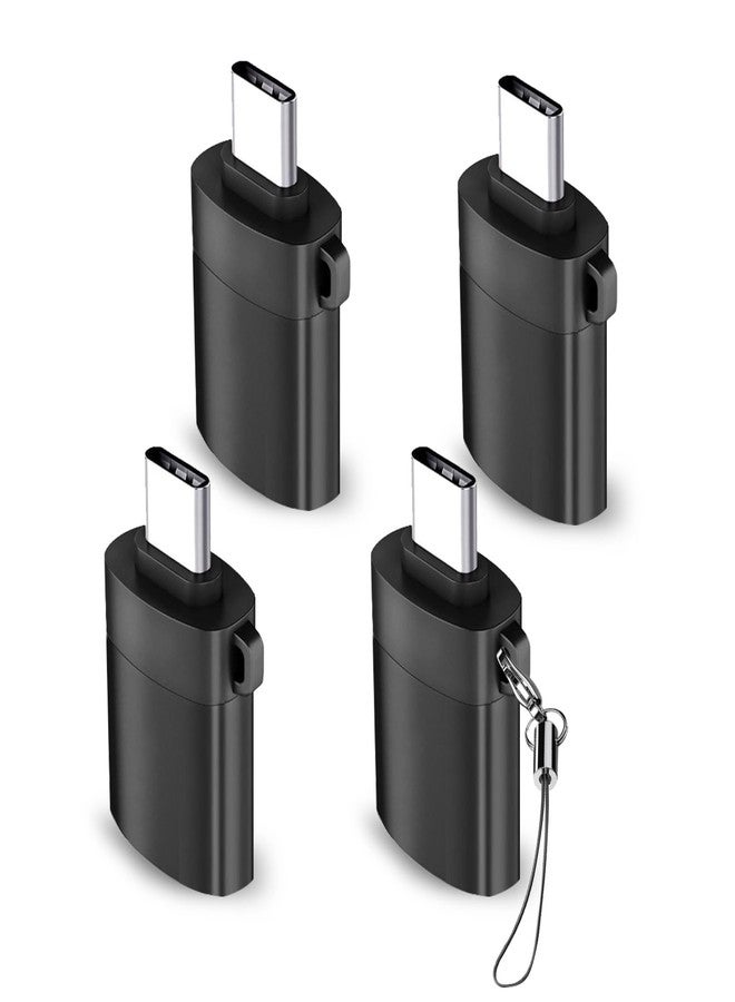 OITYEUF USB C to USB Adapter 4 Pack,USBC Male to USB A 3.0 Female OTG Adapter, Type C Thunderbolt 4 Converter OITYEUF for iPhone 15 Pro Max Plus,MacBook Pro Air2024,Samsung S24 S23 S22 S21 Galaxy,iPad (Black) - Image 1