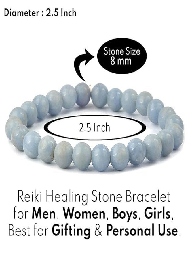 Anant Infinity Natural Reiki Feng-Shui Healing Crystal Gem Stone Crystal Bracelet for Men and Women AI02 - Image 2