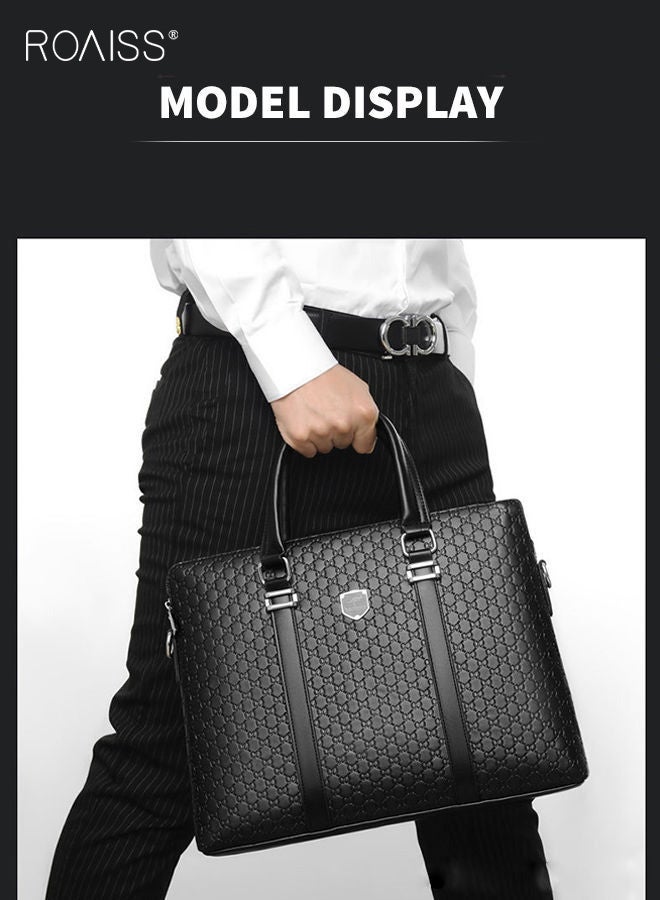 رويس حقيبة الرجال ذات سعة كبيرة ويمكن حملها باليد أو على كتف واحد ، مقاومة للماء ومتينة - Image 2