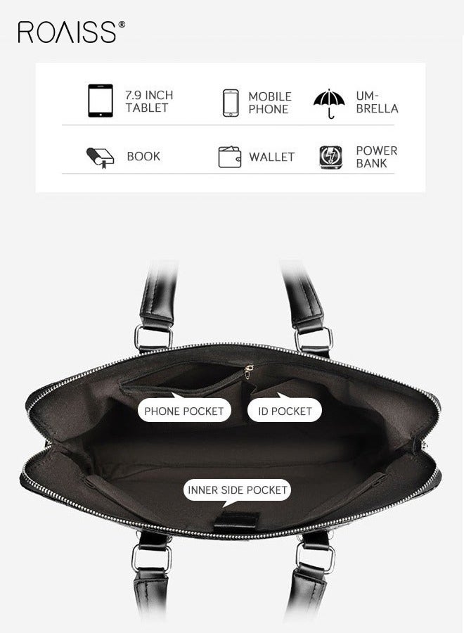 رويس حقيبة الرجال ذات سعة كبيرة ويمكن حملها باليد أو على كتف واحد ، مقاومة للماء ومتينة - Image 4