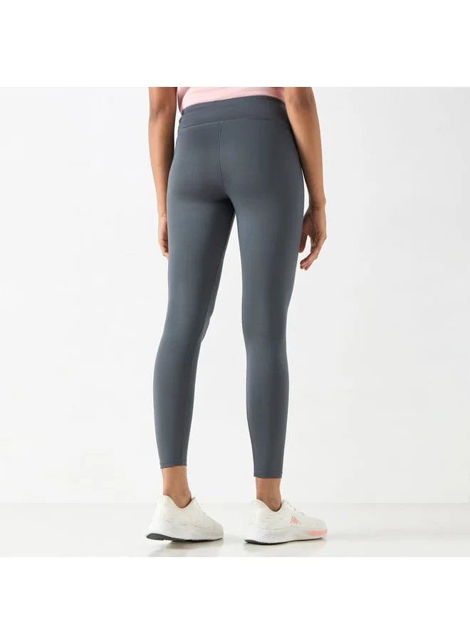Kappa Kappa Logo Print Leggings with Elasticated Waistband