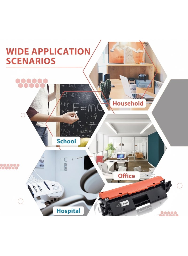 APlus 17A CF217A 3 Pieces Compatible Black Laserjet Toner Cartridge for HP LaserJet Pro M102 and MFP M130 Series - Image 5