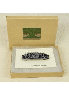 Oberon Design Dreaming Cat Hair Clip, Hand Crafted Metal Barrette Made in the USA with a Medium 70mm Clip by Oberon Design  - Image 4