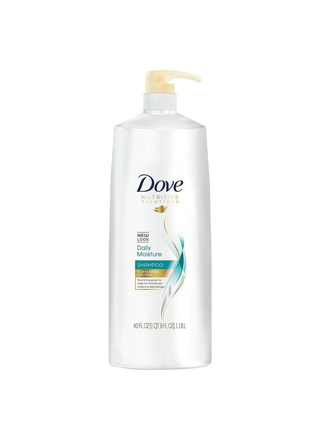 Dove Damage Therapy Shampoo - Daily Moisture - 40 oz. (Pack of 2)