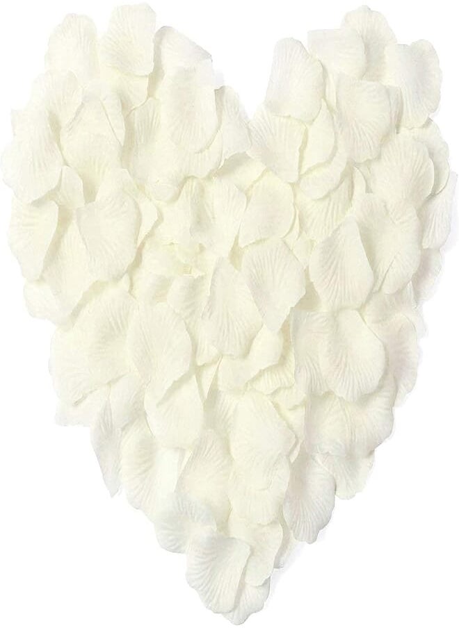 SHATCHI 200pcs Ivory Silk Rose Petals Mother’S Day Wedding Confetti Anniversary Table Decorations Christening Flowers Scatter 