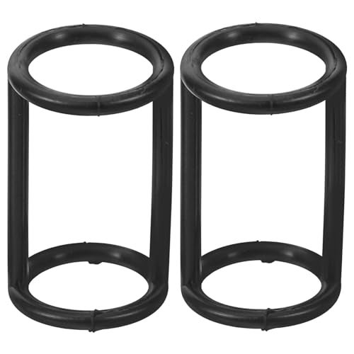 Garneck 2 Pcs Ice Cream Machine Silicone Ring Sealing Ring Tube for Soft Serve Ice Cream Maker Accessories, 4.00X2.30X2.30CM, Black - Image 1