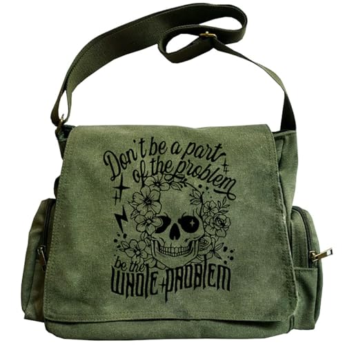 CHICGLOW Personalized Pattern Messenger Bag Cute Canvas Crossbody Bags Women/Men Shoulder Handbags Hobo Purses with Pockets - Image 1