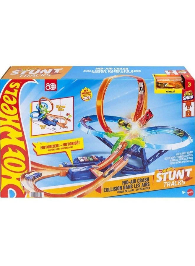 Hot Wheels مجموعة ألعاب حوادث منتصف الهواء لسيارات ستانت تراك (1:64) - Image 1