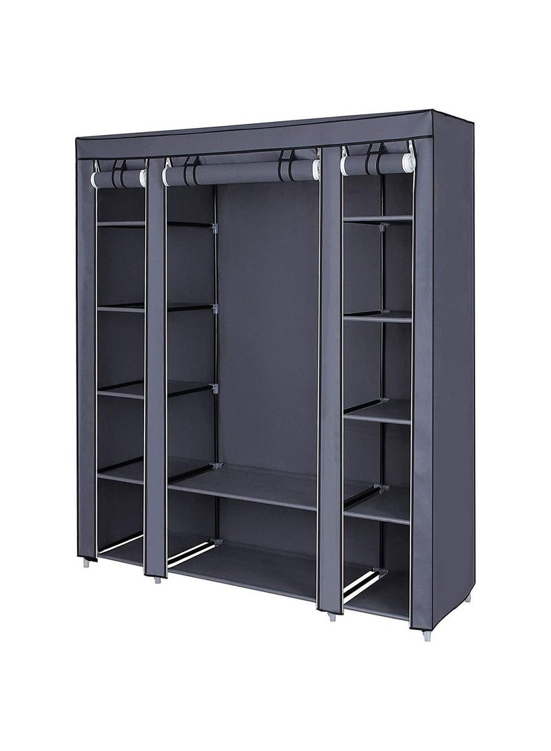 Non-woven Fabric Closet Organizer Wardrobe Closet Portable Closet Shelves Closet Storage Organizer Extra Strong and Durable Cloth Wardrobe - Image 1
