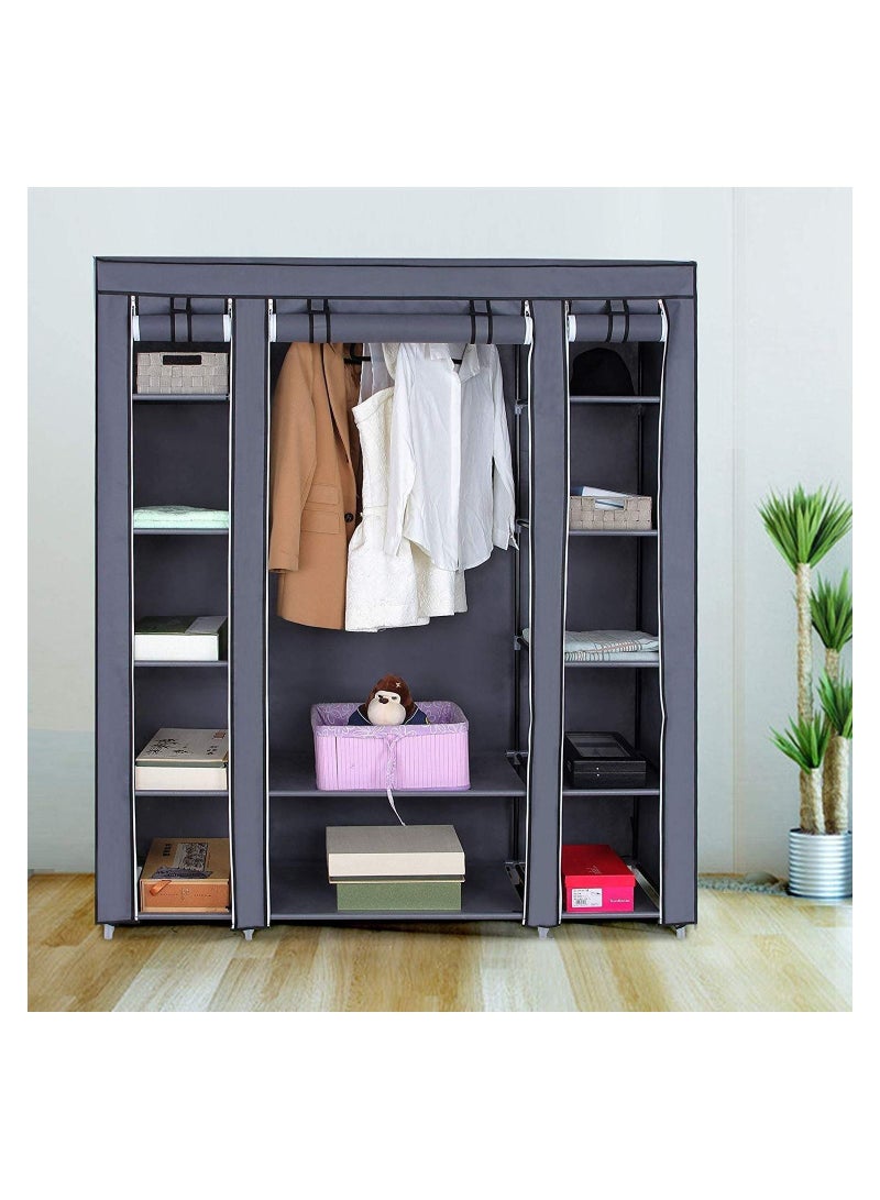 Non-woven Fabric Closet Organizer Wardrobe Closet Portable Closet Shelves Closet Storage Organizer Extra Strong and Durable Cloth Wardrobe - Image 3