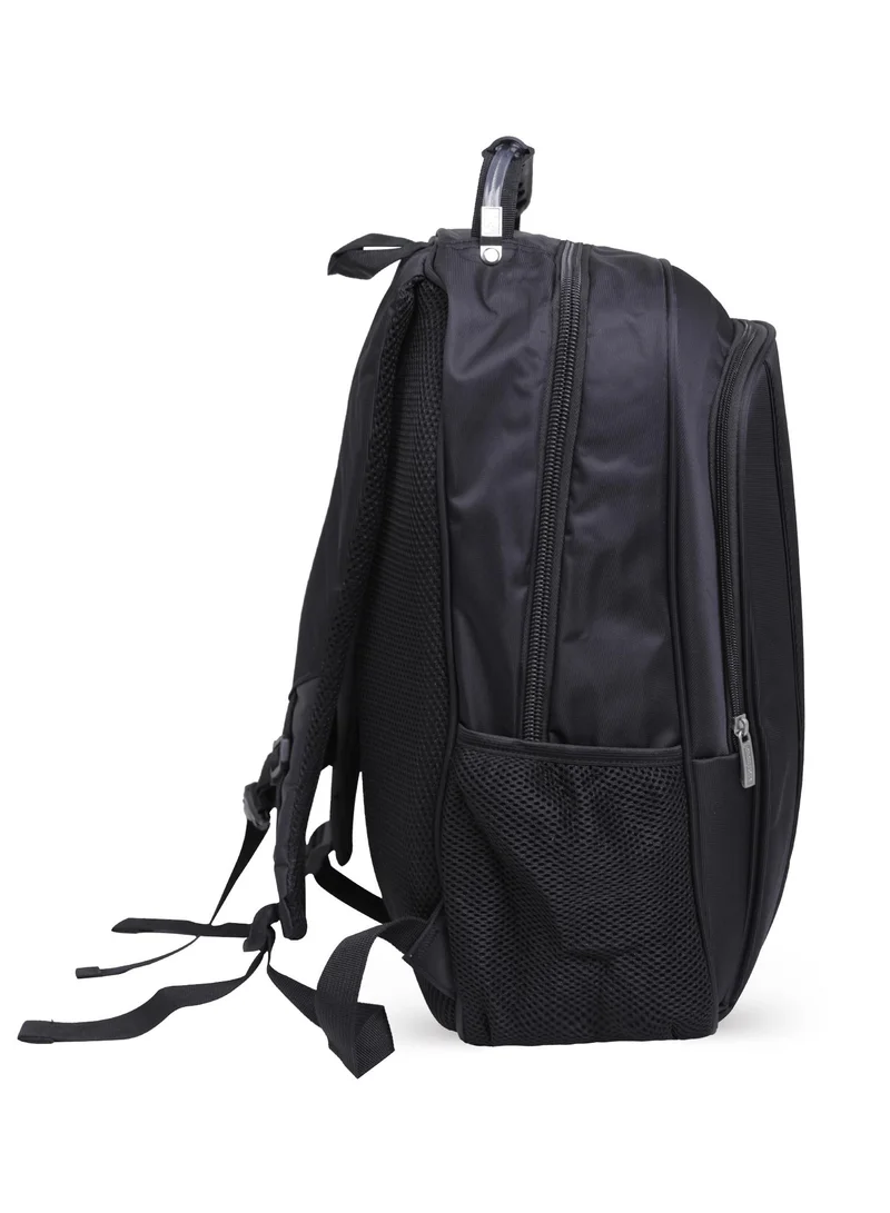 PARAJOHN  PARAJOHN Premium Executive Travel Backpack – Tough Nylon Built   | 19 Inches for Office,School and Daily Commute carrying capacity upto 16 inches Laptops| Water-Resistant | Secure Zipper Lock Option- Black Black  | Best Price UAE